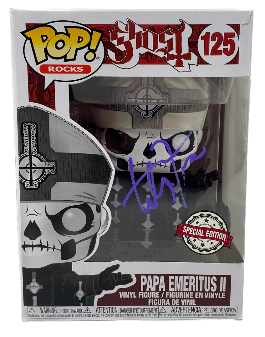 Tobias Forge Ghost Signed Funko Pop Papa Emeritus II 125