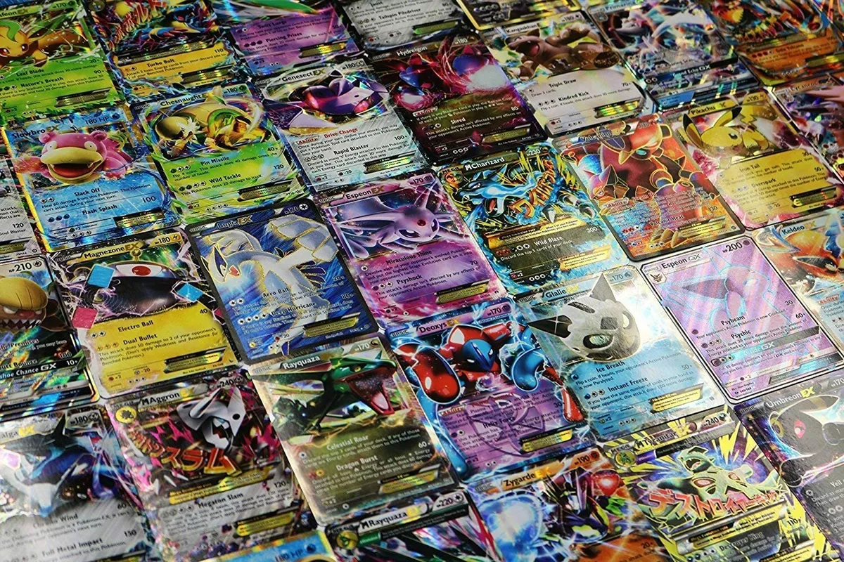 Pokemon TCG – 5 cartas EX / GX / Mega EX Lot.