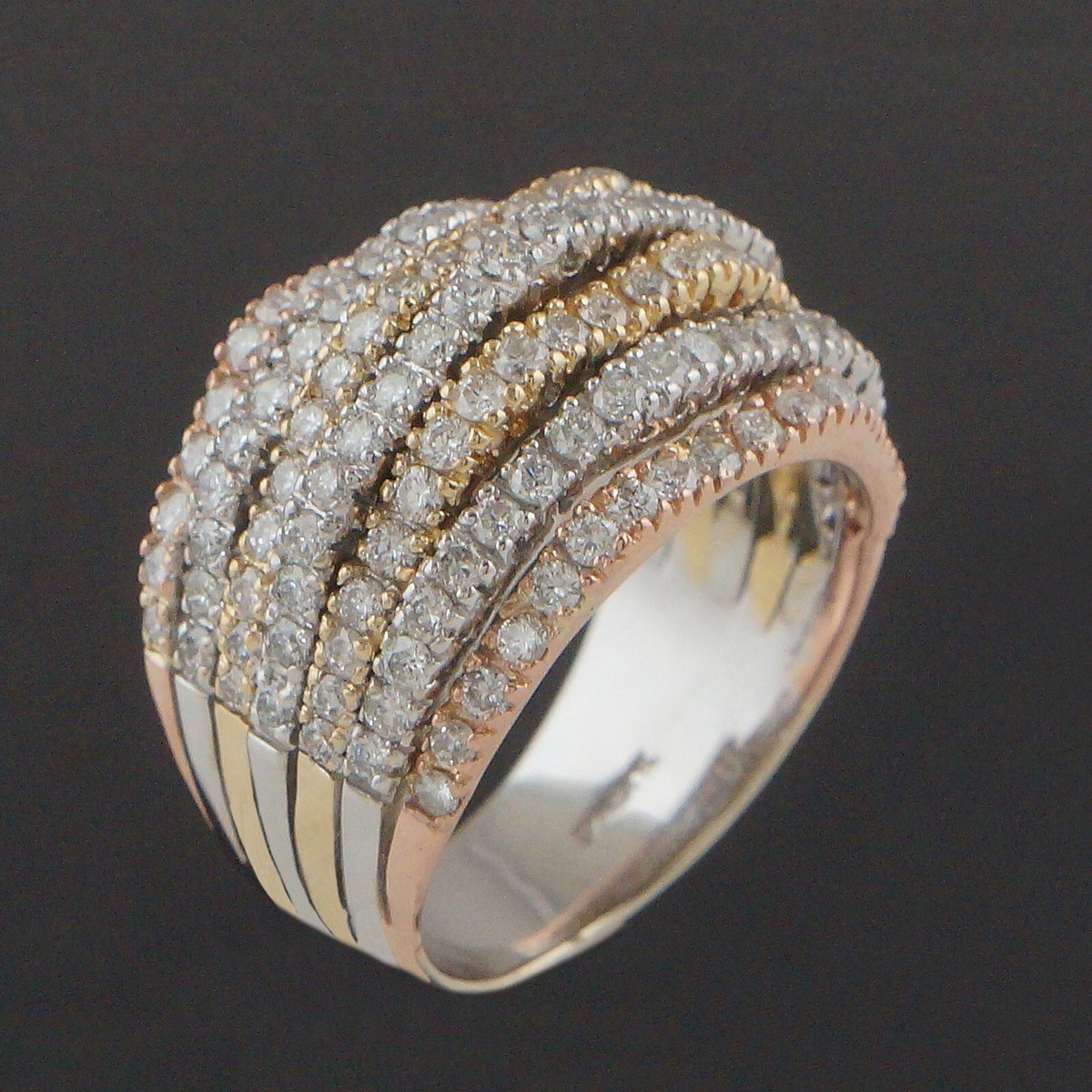 【R&B】Sonya 14k Gold & Diamond Lace Up Corset Ring – Sonia B Designs
