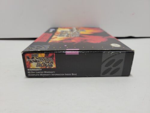 Ignition Factor Super Nintendo SNES Complete in Box CIB w/ Protector - Picture 10 of 13