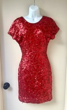 Vintage Carmen Marc Valvo Women  s Bodycon Party/Cocktail Dress