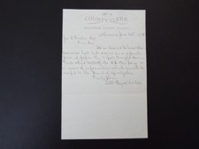 whiteside clerk letterhead 1874