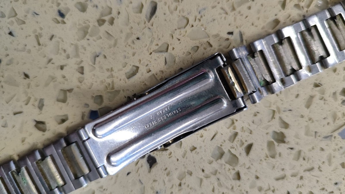 Original SEIKO Bracelet 18MM Ref Z049/Z057 Gold Steel For Seiko