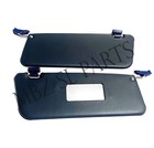 NEW PAIR OF BLUE SUN VISORS FOR MERCEDES SL W107 380SL 450SL WITH ARMS & CLIPS