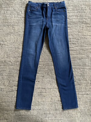 Ann Taylor LOFT - Women s Modern Skinny Jeans Blue Dark Wash Denim - Size 10