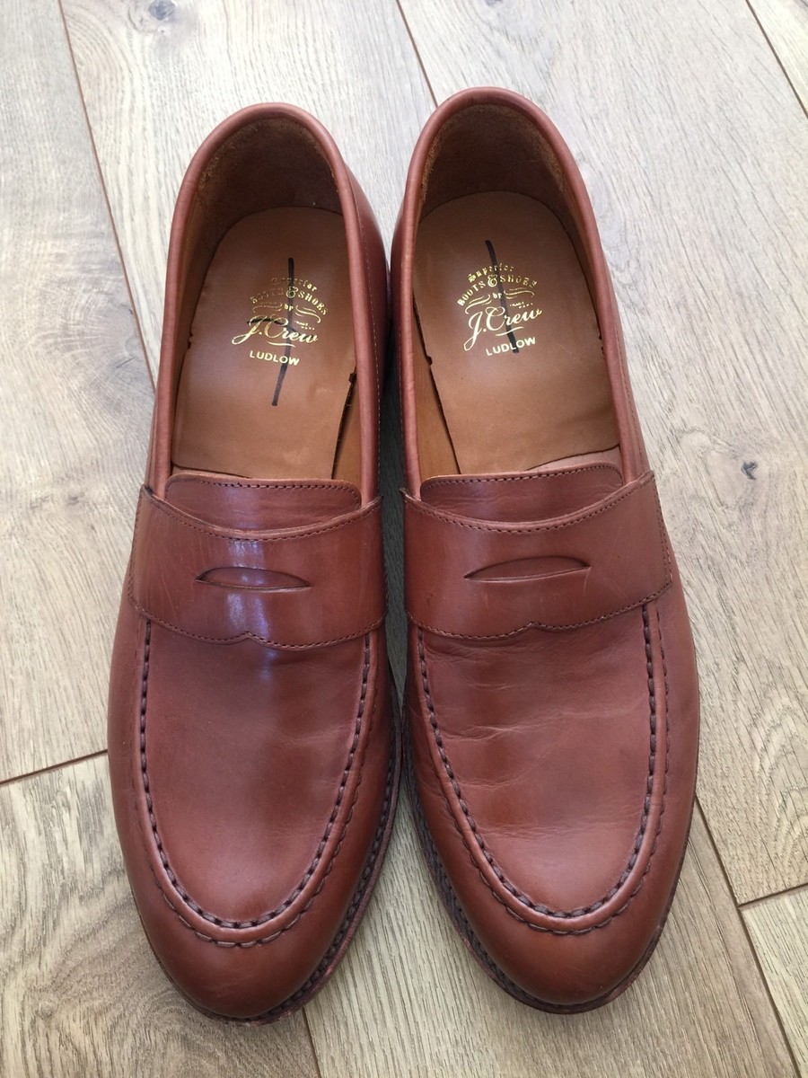 J.CREW MENS LUDLOW PENNY LOAFERS DRESS SHOE A4362 SIZE 11.5  display picture 1