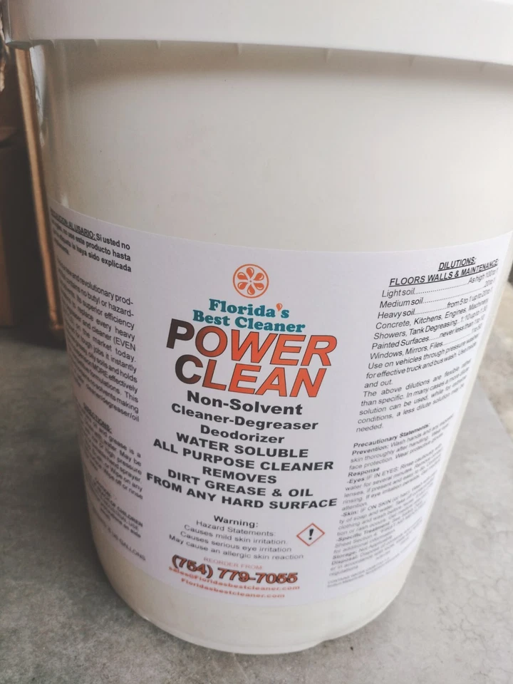 Florida’s Best Cleaner Power Clean All-Purpose Degreaser (6 Gallon Container) - Image 3 of 4