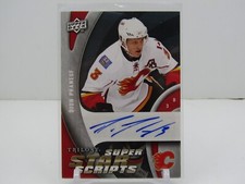 DION PHANEUF 2009-10 UD TRILOGY SUPER STAR SCIPTS AUTOGRAPH AUTO! FLAMES!!