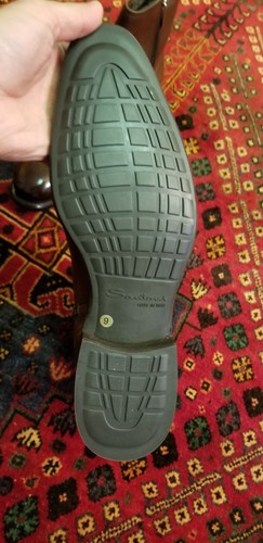STIVALETTO SANTONI GOODYEAR FODERATO IN SHEARLING 10 NUOVO CON ETICHETTE - Foto 3 di 4