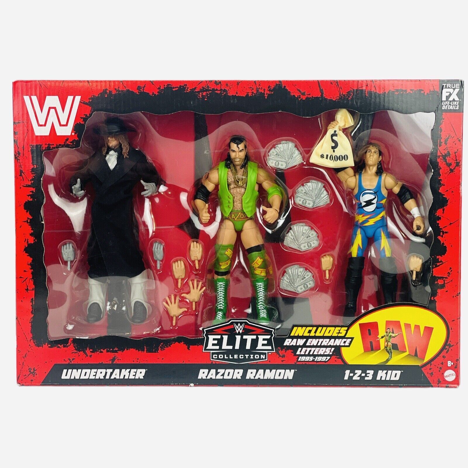 Wwe Elite Raw Set Figuras 30th Anniversary Collector