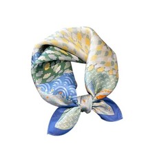 100 Silk Scarf Women Fashion Desing Trees Kerchief Square Bandana Wrap 53 53cm