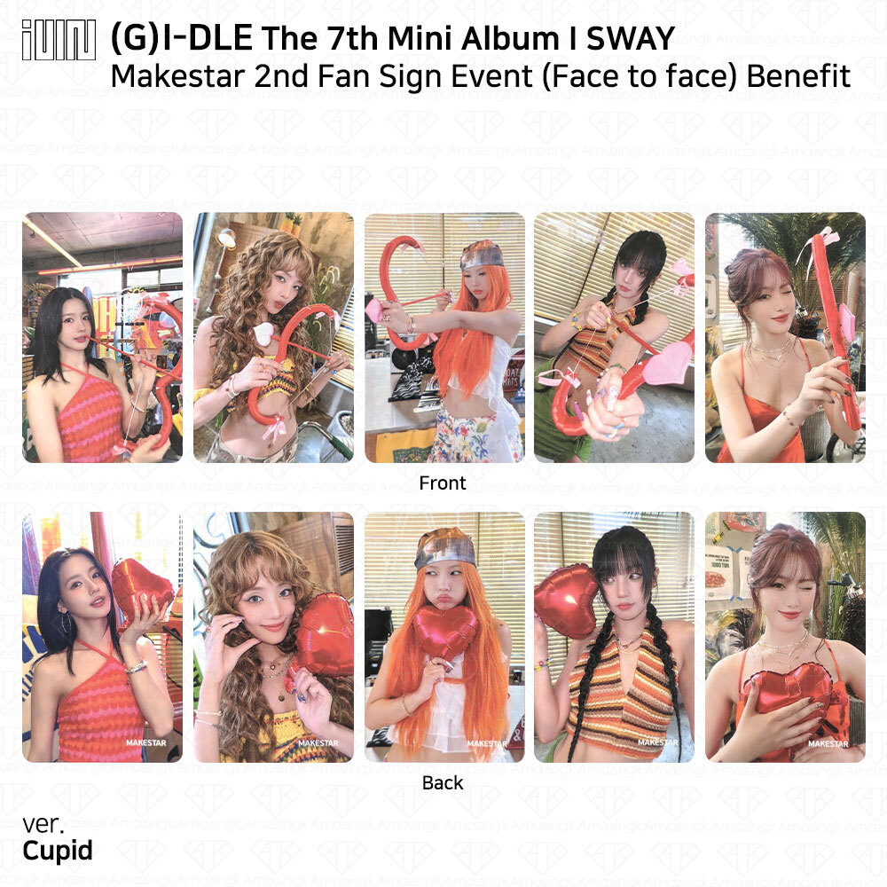 gidle 中国 上海 makestar 10.0 ラキドロ 15枚セット gidle 中国 上海
