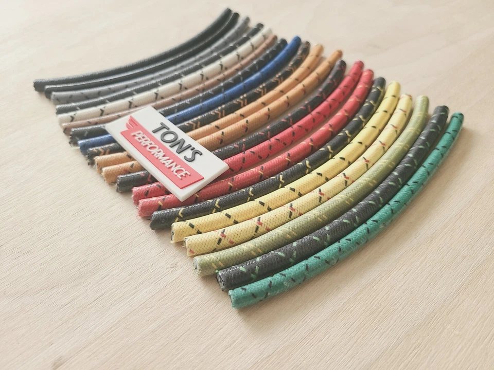 Universal Harley Davidson Spark Plug Wires Kit Red BlackYellow Cloth Braided 8mm - Image 4 of 4