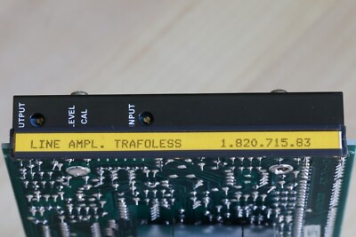 Studer A812 A810 A820 Line AMPL. Trafoless 1.820.715.83