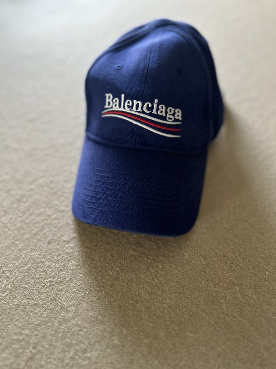 Balenciaga Campaign Hat Bleu Pacifique OS Large | eBay