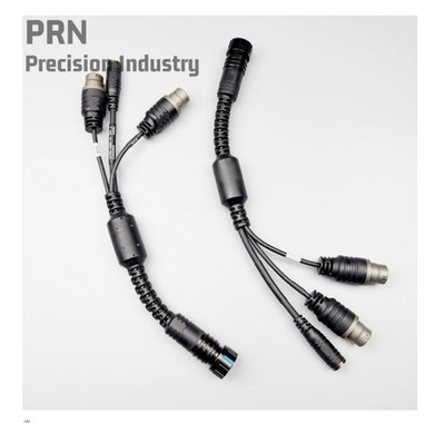 PRN Dual Channel Dual Com Adapter Cable 19PIN to 6PIN For 12193-0060-A1 PRC163