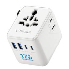 Universal Travel Adapter, International Travel Plug Adapter with 2 USB-C 2 ...