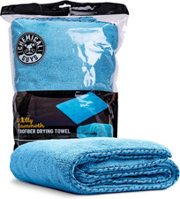 Chemical Guys Woolly Mammoth Large Microfiber Drying Towel - 36 X 25 Inch Blue,
