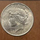 1923 Peace Silver Dollar Eagle Perched Lady Liberty Coin