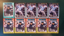AUSTIN SHENTON - LOT OF (10) ROOKIE CARDS - Topps 2024 Rays