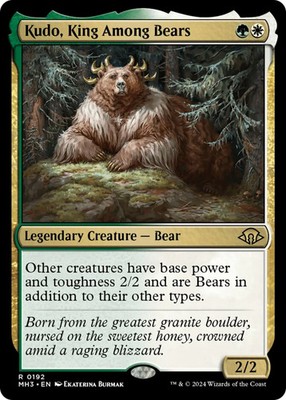 Kudo, King Among Bears [Modern Horizons 3] Near Mint