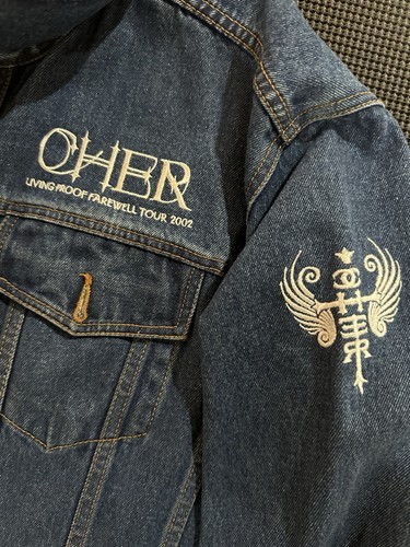Vintage Cher Living Proof Farewell Tour 2002 Denim Jacket - Size L