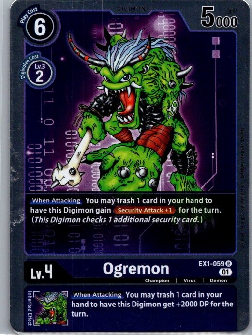 #EX1-059 R Ogremon Classic Collection Rare