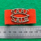 WW2 South African Air Force Shoulder Title Badge Lead Cast War Made Volunteer