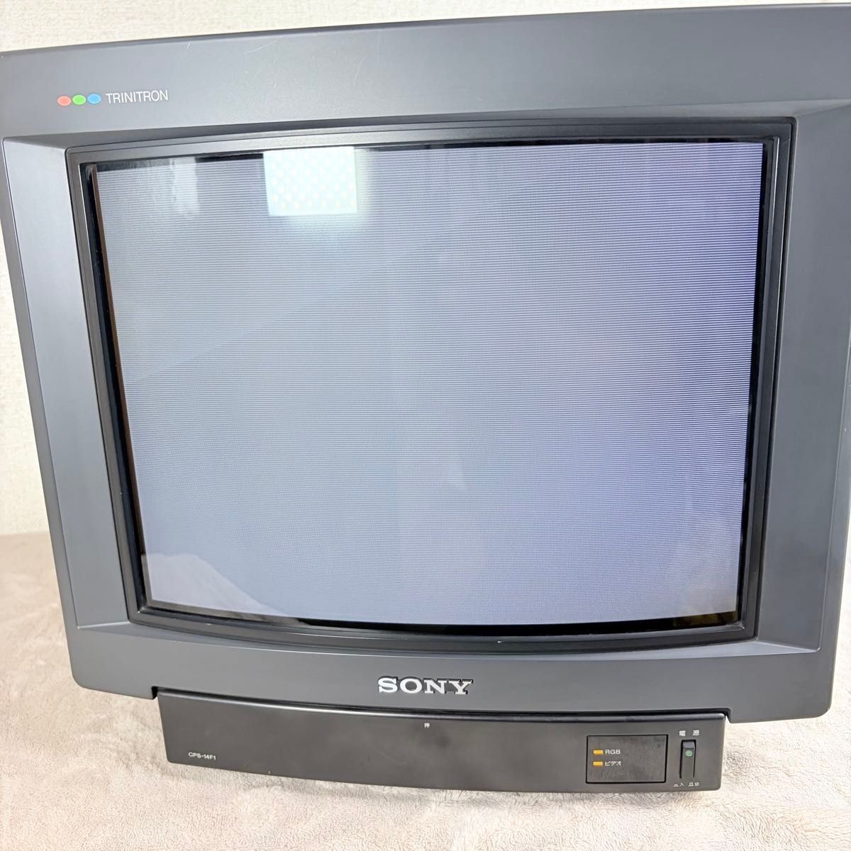 【希少】SONY CPS-14F1 トリニトロンカラーモニター動作品 Sony Trinitron CPS-14F1 RGB Color Monitor 14