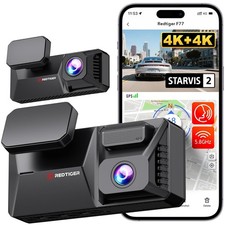 4K Dual Dashcam Redtiger F77 128GB eMMC 5.8GH...