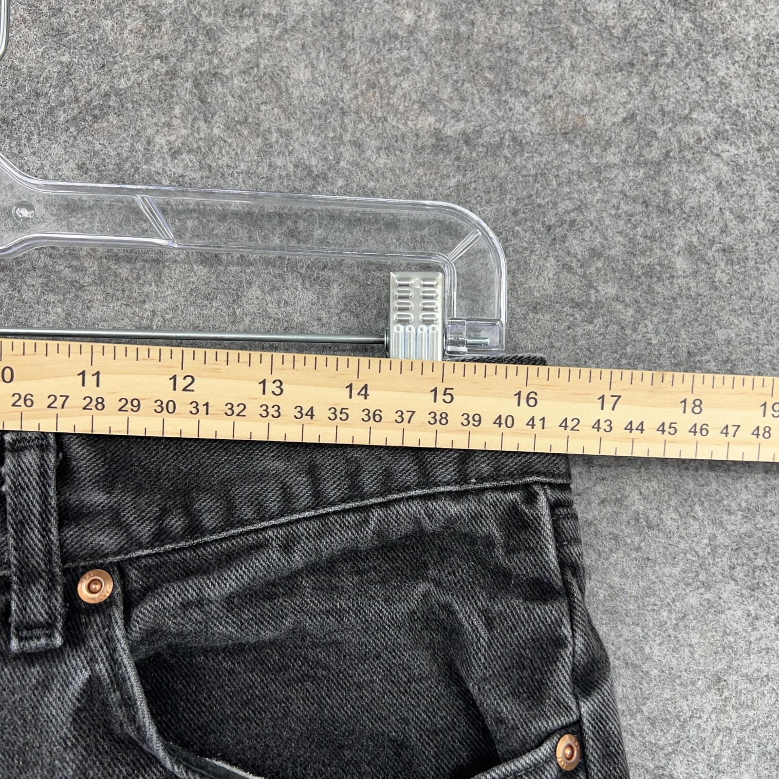 Lee Regular Fit Jeans Mens 33x30 Gray Charcoal Wash Straight Leg Denim Casual thumbnail 7