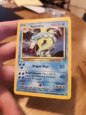 Pokémon TCG Gyarados Base Set 6/102 Holo 1999-2000 Wizards Base Set Copyright...