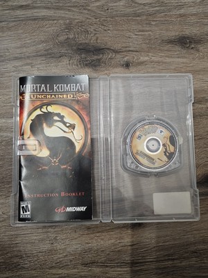 Mortal Kombat: Unchained BLACK LABEL PSP Disc & Manual Only