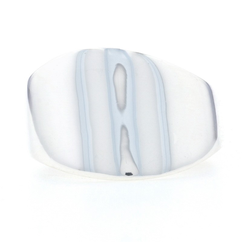Sterling Silver Statement Ring - 925 Engravable - image 1