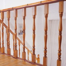 Baby Gates for Stairs with Banister, 120x36 Inch Pack of 1 , Dark Brown