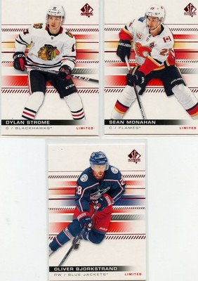 2019-20 SP Authentic Limited Red Pick what you need!!!