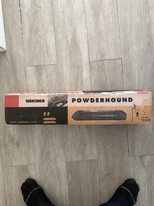 Yakima Ski Car Roof Racks Big Powderhound 6 24 Snowboard Unlocked