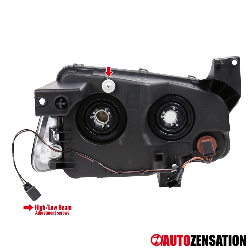 Fit 2006-2010 Dodge Charger Smoke Lens Headlights+Corner Turn Signal Lamps Pair