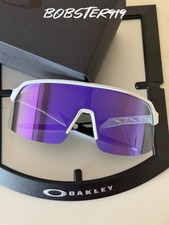 NEW Oakley Sutro Lite OO9463 Matte White Frame Prizm Purple Lens Sunglasses