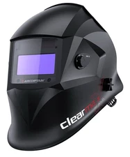 ARCCAPTAIN Casco de soldadura con pantalla de visualización grande,