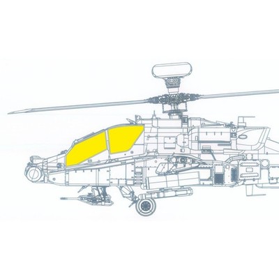 EDUARD JX311 MASK AH-64E TAKOM 1/35