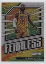 2022-23 Panini Prizm Fearless Silver Prizm LeBron James #18 14t3