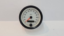 Vdo Mph Gaugemeter 0-120 White Vdo Mph Gaugemeter 0-120 White