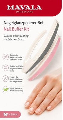 Mavala Nail Buffer Kit Nagelglanzpolierer-Set Polierfeile Nagelpflege