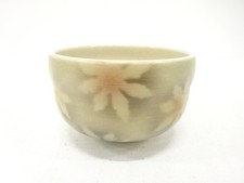 7659044: JAPANESE TEA CEREMONY / KUTANI WARE TEA CHAWAN / ARTISAN WORK