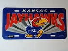 TYRAN STOKES AUTOGRAPHED KANSAS JAYHAWKS BASKETBALL LICENSE PLATE KU AUTO SIGNED — photo 4