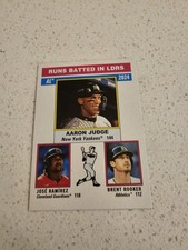 2025 Topps Heritage Runs Batted In LDRS #196 (Judge, Ramirez, Rooker) Near Mint