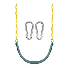 Sorbus Heavy Duty Swing Seat, Green, 68inch Rust-Resistant Chain - Age 1-3 years