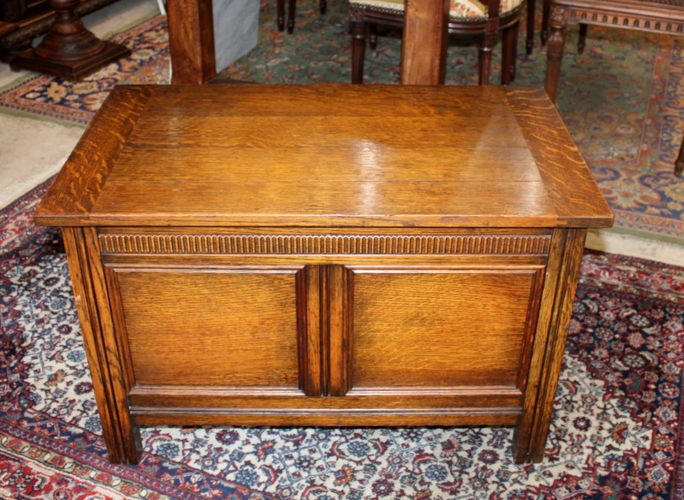 Baúl/manta jacobino roble inglés Foto 3 de 4