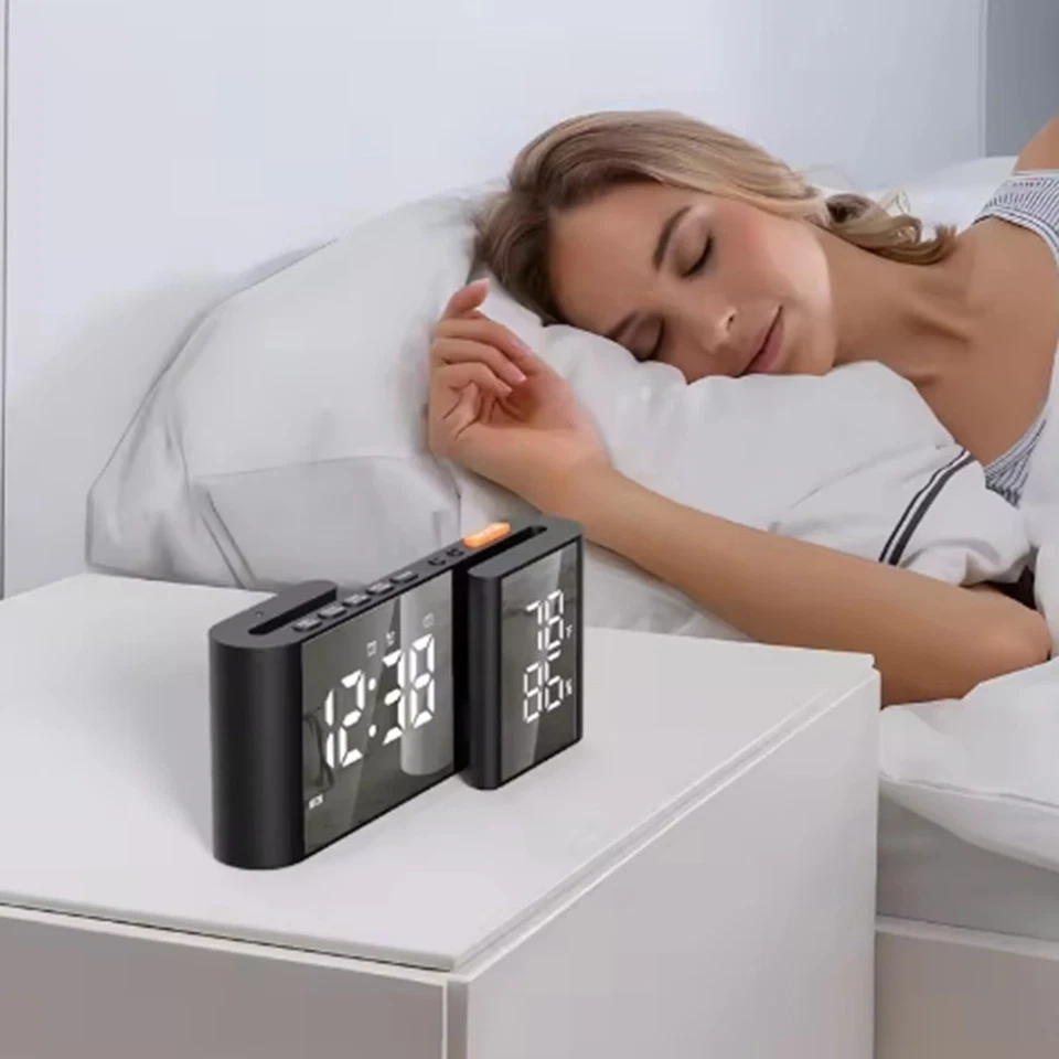 Clock di Sveglia del Timer di Sonno Luminoso Regolabile Y1G39694 - Immagine 2 di 4
